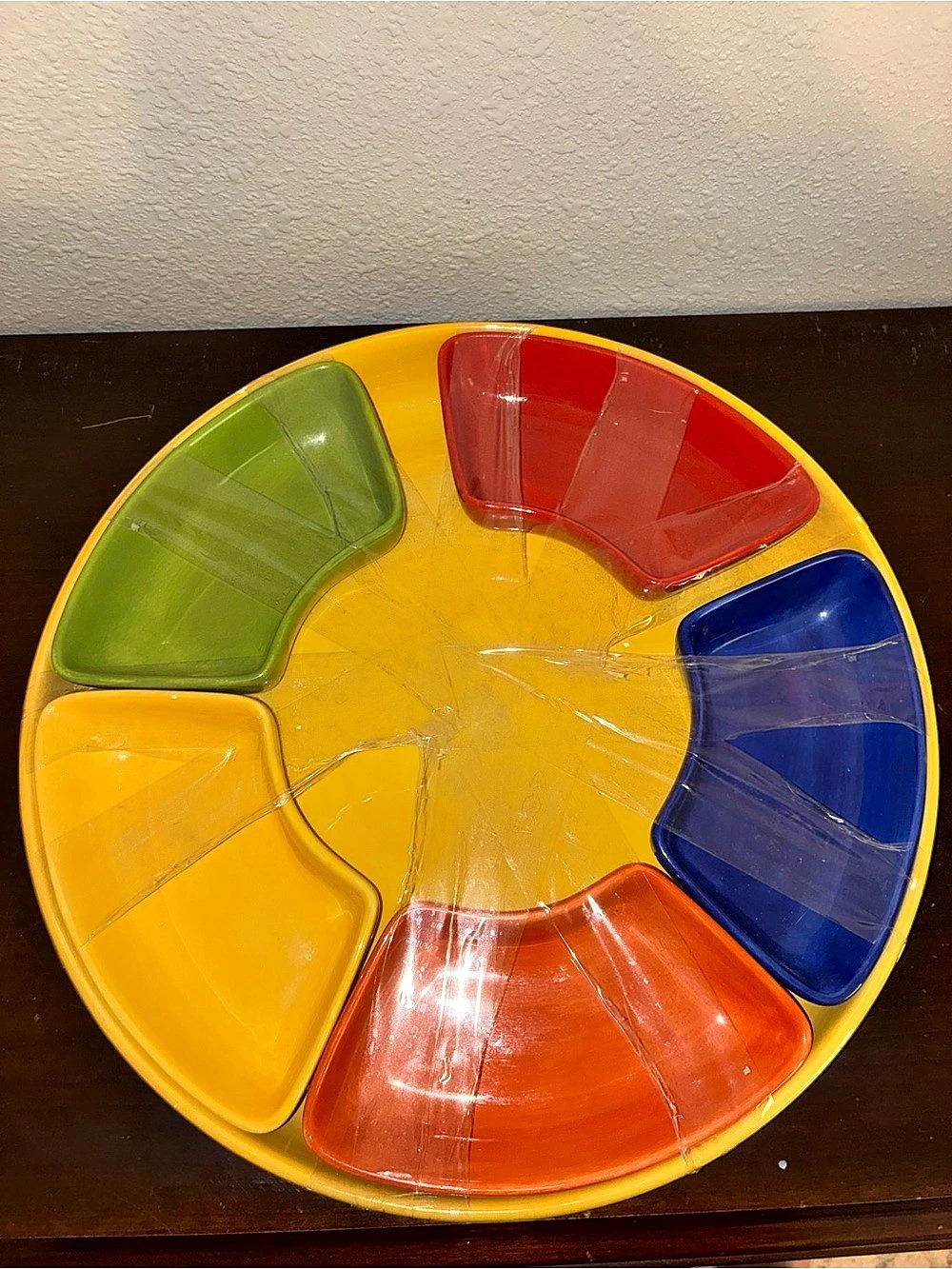 Pottery barn colorful serve